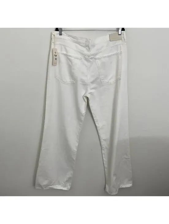 Citizens Of Humanity Annina Trouser Jeans Soft White Size 33 NWT $228msrp - Picture 8 of 14